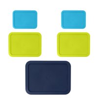 Mrx Solutions - Tapas De Repuesto Para Recipientes De Vidrio Pyrex Para Almacenamiento De Alimentos