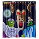 thumbnail image 1 of Cortina de ducha con diseño de dibujos animados de anime, juego de cortina de baño con ganchos, tamaño 66 x 72 pulgadas, 1 of 3