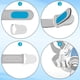 thumbnail image 4 of 2 pares de clips magnéticos de presión positiva para arnés de cabeza para CPAP, clips de desconexión rápida para mascarillas de presión positiva AirFit F20 F30 N20, accesorios de presión positiva, sum, 4 of 6
