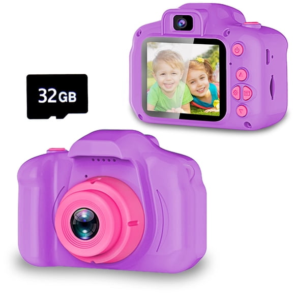 Cámara Seckton Upgrade Kids Selfie HD de 8 MP y vídeo 1080P, color morado