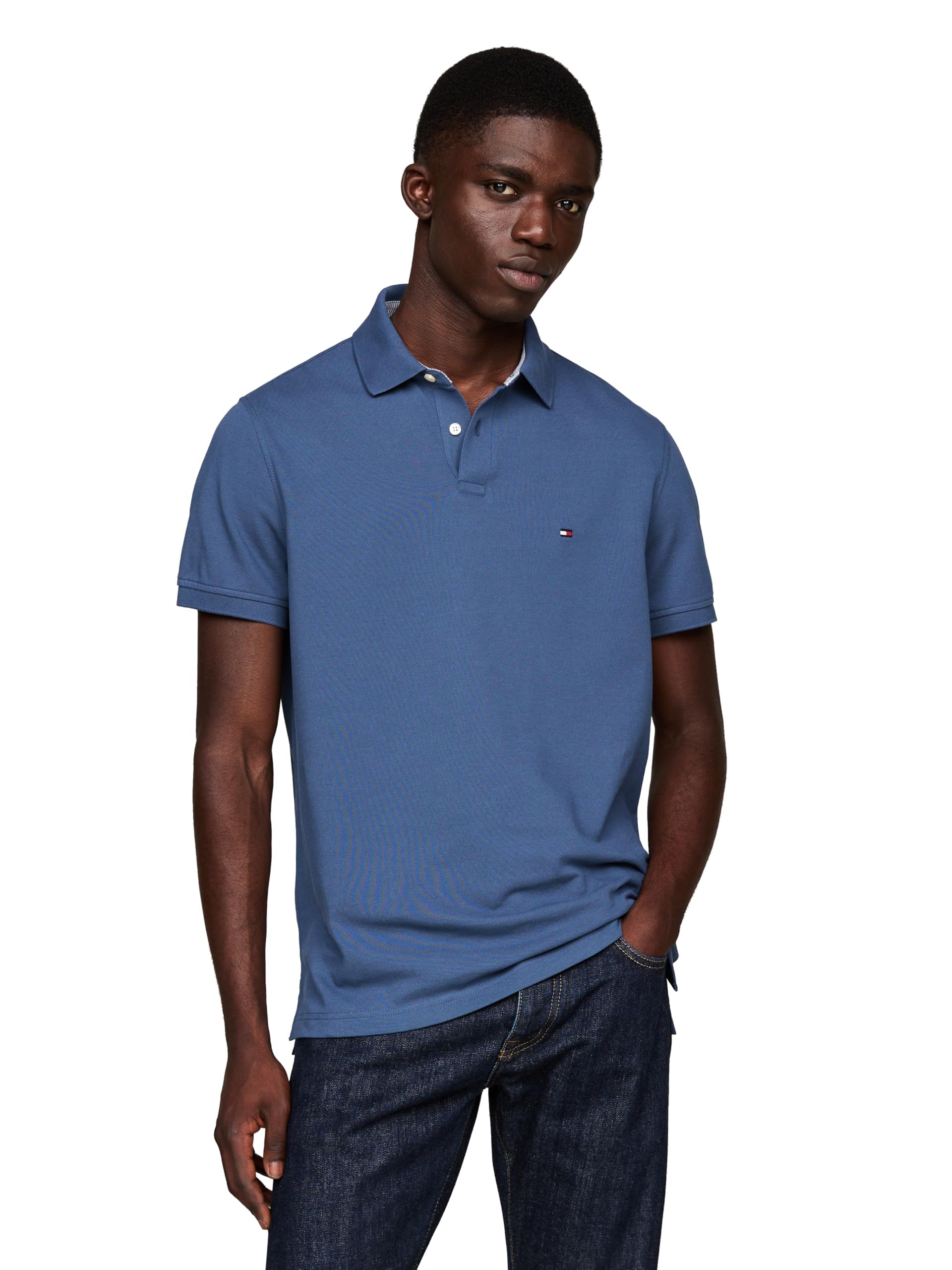 Polo Tommy Hilfiger 1985 De Manga Corta Regular Para Hombre