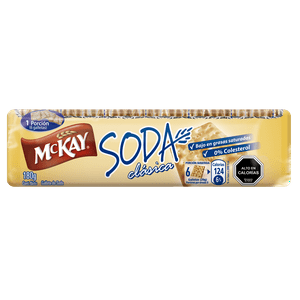 Mckay - Galletas Soda Clásica 180G X6 Unidades