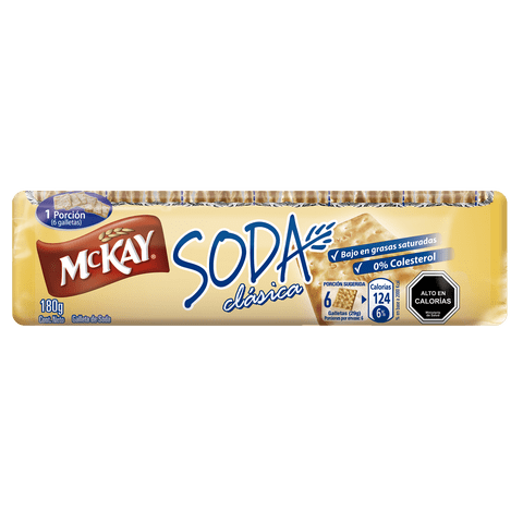 Mckay - Galletas Soda Clásica 180G X6 Unidades