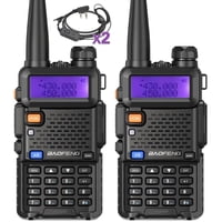 Baofeng Uv-5R Radio Portátil Doble Banda 5W 128 Canales Vhf Uhf(2Pcs)