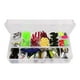 thumbnail image 4 of Señuelos de pesca Cebos Aparejos de accesorios de pesca que incluye Crankbaits, anzuelos, gusanos, caja de aparejos y señuelos de equipo de pesca blanco, 4 of 5