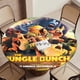 thumbnail image 5 of La pandilla de la selva-theme Fitted Round Tablecloths Elastic Edged Table Covers Waterproof Table Cloth for Kitchen Holiday Party Tables Decor 150cm, 5 of 6