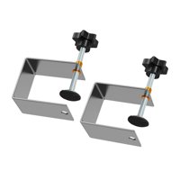 Ioensy - Abrazaderas De Instalación Frontal De Cajón De 2 Piezas Fácil Ajuste Para La Instalación