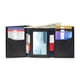 thumbnail image 4 of Cartera Stripe Emboss Trifold Negra, 4 of 5