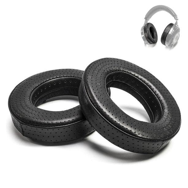 Almohadillas para auriculares Voarmaks de espuma viscoelástica con piel de oveja perforada