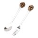 thumbnail image 4 of 1pc Skull Skeleton Tenedor Juego De Cucharas De Acero Bonito Regalo Para Cumplea?os Navidad, 4 of 5