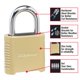thumbnail image 2 of Combinación de latón Lock Master Lock 875D para exteriores, 5 cm, 2 of 6