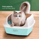 thumbnail image 2 of Arenero Gato Extension Anti Derrame Pala Caja Grande Color Azul cielo, 2 of 3