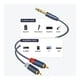 thumbnail image 4 of Cable Audio En Y Plug 6.35mm Trs A 2 Rca Estéreo 3 Metros, 4 of 9