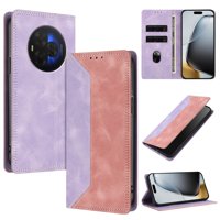 Funda Foxdock Para Tcl 60 Nxtpaper Ultra De Cuero Premium Bicolor Con Ranuras Rfid, Carcasa Tipo Billetera Antigolpes Y Soporte Plegable