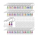 thumbnail image 3 of 100 Uds. Ganchos para pendientes, anillos para saltar, accesorios para pendientes, conjunto de suministros para hacer pendientes de acero inoxidable,, 3 of 5