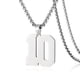 thumbnail image 1 of 1pc Stylish Stainless Steel Men's Athletes Number Pendant Necklace - Perfect for Baseball, Basketball, and Football Teams - Long Chain Necklace with Sports Number - Ideal Gift for Boys, 1 of 5
