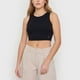thumbnail image 3 of Polera Mujer Sin Mangas Crop Negro Corona, 3 of 5