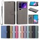 thumbnail image 1 of Funda Cartera de PU para Xiaomi 17 Pro con Tarjetas, Gris, 1 of 6