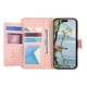 thumbnail image 2 of Funda tipo cartera de piel sintética FOXDOCK para Samsung Galaxy S26 Edge – Resistente a golpes y a las interferencias RFID – Correa de mano larga rosa, 2 of 6