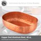 thumbnail image 2 of Cuenco American Metalcraft 1360 ml Dorado Martillado, 2 of 6