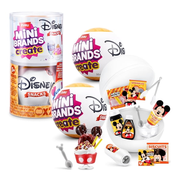 Mini Brands Create Disney Snacks Series 1 cápsula ZURU