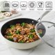 thumbnail image 4 of Wok ValenCera 30 cm antiadherente con tapa – Inducción, 4 of 9