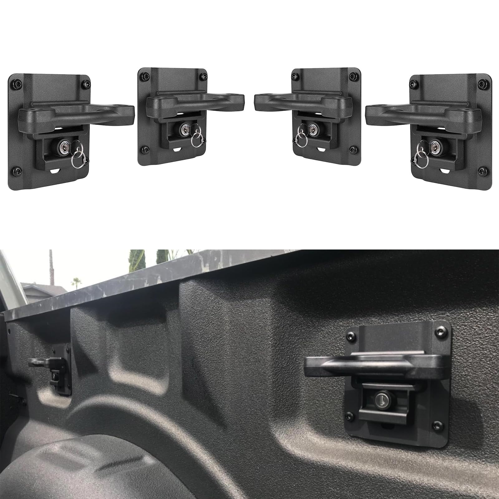 Morkot - Tacos Boxlink Con Anclajes Para Anclajes De Camión Para Ford F-series