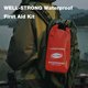 thumbnail image 5 of Botiquín de primeros auxilios WELL-STRONG, impermeable, con tapa enrollable, rojo, 5 of 9