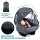 thumbnail image 5 of Funda impermeable para asiento de coche IvyWind universal negra con bolsa de almacenamiento, 5 of 7
