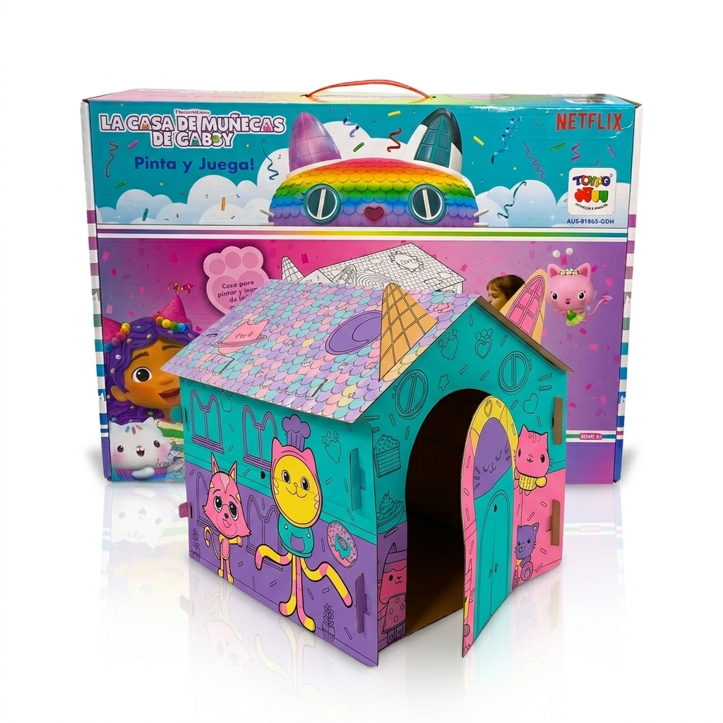 Toyng - Arma, Pinta Y Juega Casa Grande - Gabby´s Doll House