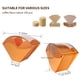 thumbnail image 2 of Soporte de filtro de café PADELE para 100 filtros (naranja), 2 of 6