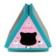 thumbnail image 1 of Rascador Para Gato Casa Triangular Rosado, 1 of 4