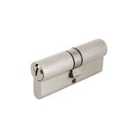 Cilindro Odis Llave-Llave Estándar 70Mm Plata Satinado 6 Combinaciones