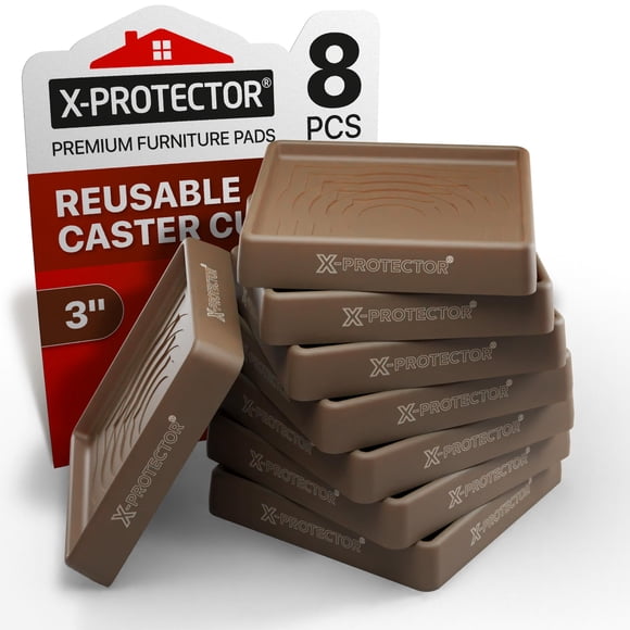 Copas para muebles X-PROTECTOR, goma premium, 8 piezas