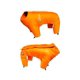 thumbnail image 1 of Chamarra para Perro DOGHELIOS 'Thunder-Crackle' con Blackshark – Talla S, Naranja Deportivo, 1 of 2