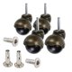 thumbnail image 1 of Ruedas caster esféricas Skelang de 1,5 pulgadas, 4 unidades, 1 of 3