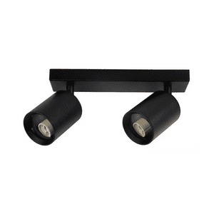 Importclick - Lámpara Techo Doble Dirigle Dicroica 220V Negro