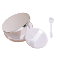 Magideal - Estuche De Polvo De Maquillaje Diy Portátil Vacío Recargable Para Esposa, Amante, Mamá, Accesorios Livianos Convenientes Y Duraderos, Fácil De A