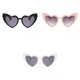 thumbnail image 2 of 3pcs Moda Mujer Gafas De Sol En Forma De Corazón Gafas Ojo De Gato Hippy, 2 of 2