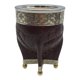 thumbnail image 1 of Mate Imperial Borravino de Calabaza Cuero Labrado con Alpaca cafe Criollo, 1 of 5