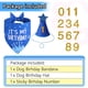 thumbnail image 3 of Blue Dog Birthday Party Supplies with Hat Bandana Numbers, 3 of 3