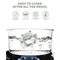 Genérico - Set 2 Mordedor Suave Silicona Mano Alivio Dentición Bebe Lau