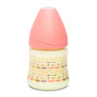 Suavinex - Mamadera 150 Ml Tetina Redonda Latex Indio Rosado