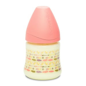 Suavinex - Mamadera 150 Ml Tetina Redonda Latex Indio Rosado