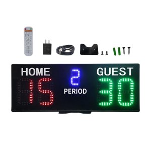 Ioensy - Marcador Digital Marcador Electrónico De Baloncesto Para Bádminton Voleibol
