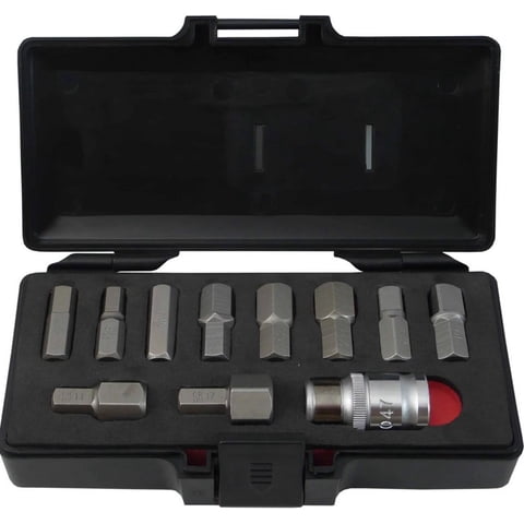 Juego De Puntas Allen 8-17 Mm Con Dado Toma - Force 4115