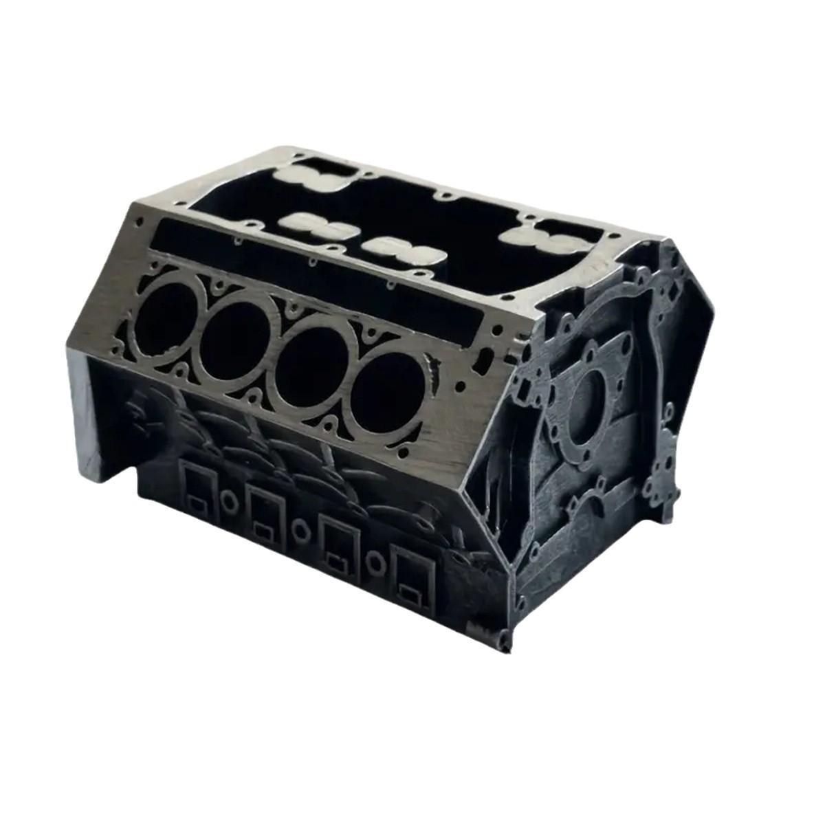 Ioensy - Soporte Para Lápices Y Tarjetas De Visita Con Forma De Bloque De Motor, Regalo Para Sala De Estar, Escritorio, Interior