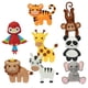 thumbnail image 1 of Zoo Felt Animal Felt Animals Vivero Costura Para Niños Para Niños Niños Adolescentes Estilo A, 1 of 4
