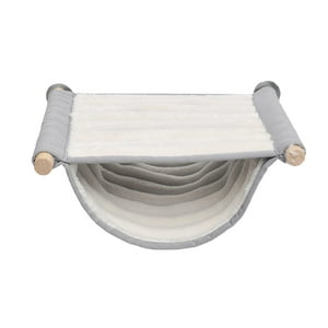 Genérico - Casa De Nido De Pájaros Cama De Loro De Felpa De Doble Capa Para Periquito Periquito Cacatúa Gris S