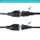 thumbnail image 4 of Cable de extensión Power Splitter SPARKING de 1,5 m, 3 salidas y 18 pulgadas, 4 of 9